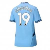 Manchester City Ilkay Gundogan #19 Fußballbekleidung Heimtrikot Damen 2024-25 Kurzarm